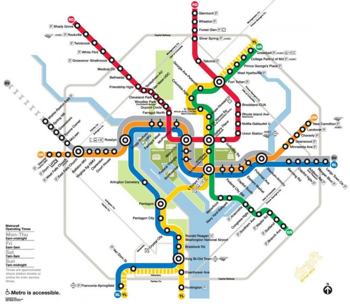 washington dc metro rail kart