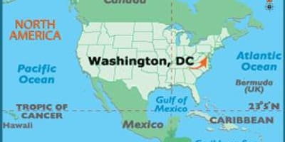 Washington på verdens kart
